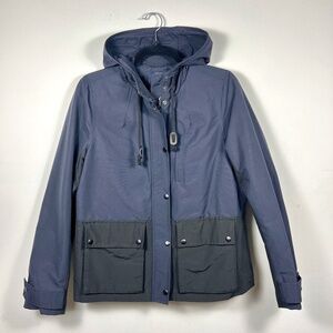 NWOT Madewell Navy  All-weather Urban Anorak Jacket SZ M